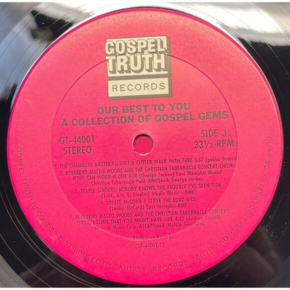 Our Best to You 2 LP Set 1980 Christian Gospel Gems 1980 Gospel Truth 44001 - Picture 6 of 7